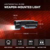 Ambidextrous switch on TL-Racker enabling momentary and constant-on modes